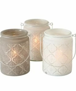 Windlicht - Sortiert - Glas - 13 Cm Hoch