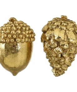 Dekozapfen - Goldfarben - Kunstharz