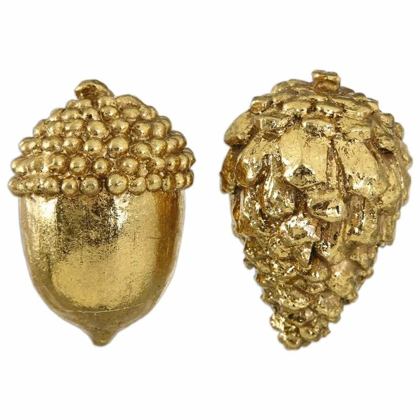 Dekozapfen - Goldfarben - Kunstharz