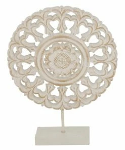 Dekoaufsteller - Weiß-creme - 26 Cm