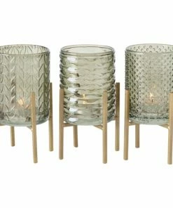 Windlicht - Sortiert - Glas - 16 Cm