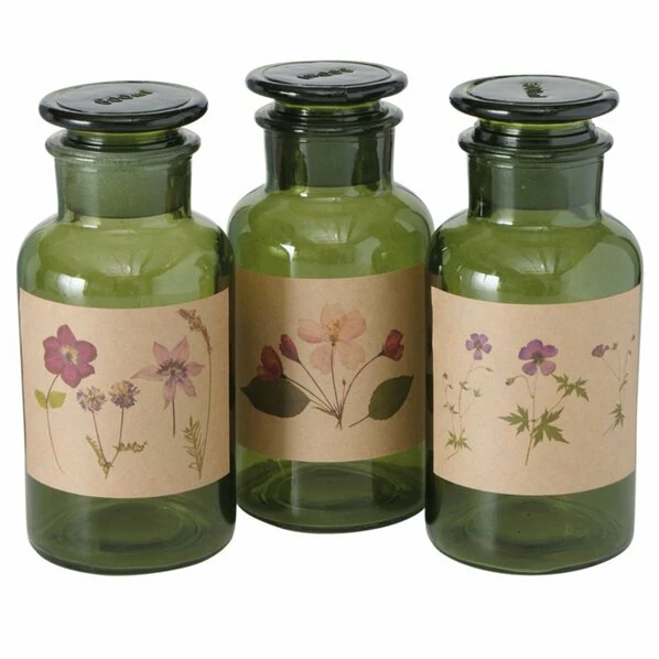 Dekoflasche - Sortiert - Glas - 18 Cm 1 Dekoflasche - Sortiert - Glas - 18 Cm