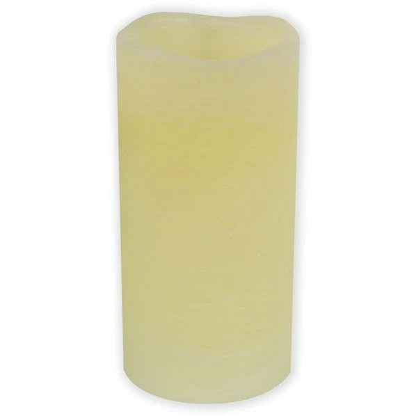 LED-Kerze - Creme - Mit Flackereffekt - 15 Cm