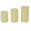 3-teiliges LED-Kerzenset - Flackereffekt - Wachs