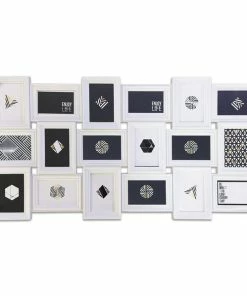 Collagenrahmen - Weiß - 18 Bilder