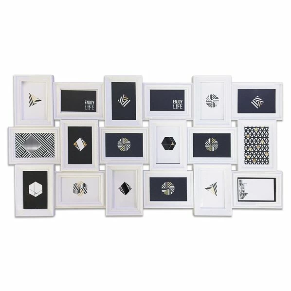 Collagenrahmen - Weiß - 18 Bilder