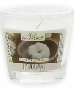 Duftkerze - Fresh Cotton - 8 Cm