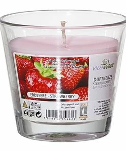 Duftkerze - Erdbeere - 8 Cm