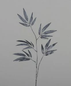 Bambus-Zweig - Schwarz - Kunststoff - 77 Cm