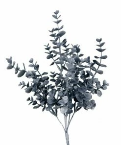 Eukalyptus Strauß - Anthrazit - 38 Cm