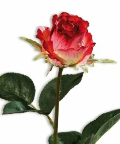 Kolumbianische Rose - Kunstblume - Rot-gelb