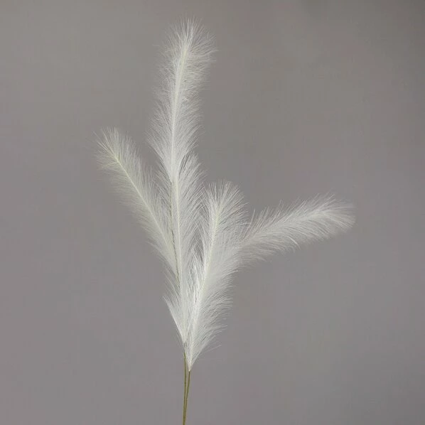 Pampas-Gras - Weiß - Kunststoff - 145 Cm