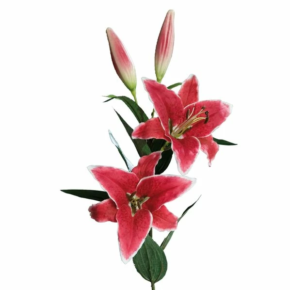 Lilie - Kunstblume - Fuchsia 1 Lilie - Kunstblume - Fuchsia