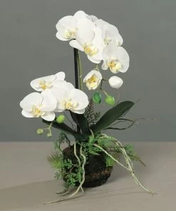 Orchidee - Cream - Kunstpflanze