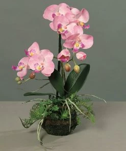 Orchidee - Pink-cream - Kunstpflanze