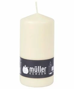 Stumpenkerze - Vanille - 13,5 Cm Hoch