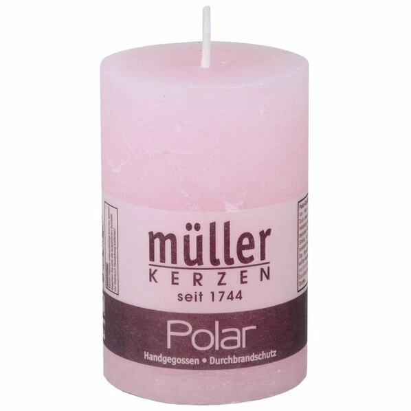 Stumpenkerze POLAR - Malve - 9 Cm 1 Stumpenkerze POLAR - Malve - 9 Cm
