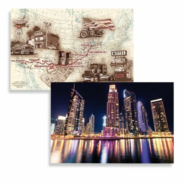 Keilrahmenbild - Verschiedene Designs - 118x78 Cm