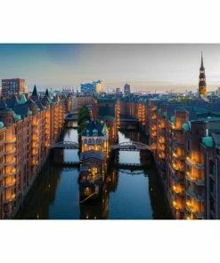 Keilrahmenbild HAMBURG - 118x78 Cm