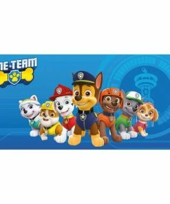 Keilrahmenbild PAW PATROL - Blau - 33x70 Cm