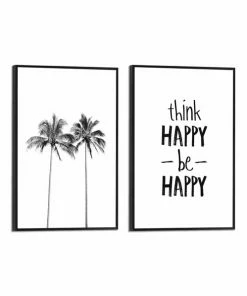 Wandbild - Schwarz-weiß - Sortiert