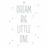 Deco-Panel DREAM BIG LITTLE ONE - 30x30 Cm