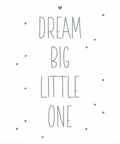 Deco-Panel DREAM BIG LITTLE ONE - 30x30 Cm