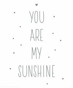 Deco-Panel YOU ARE MY SUNSHINE - 30x30 Cm