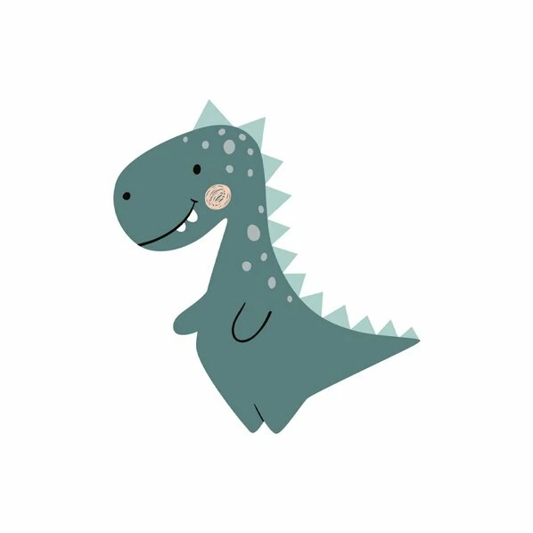 Gerahmtes Bild DINO KIDS - 40x50 Cm