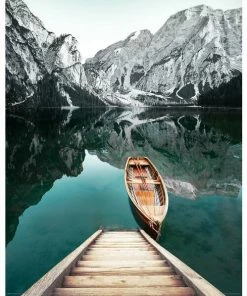 Deco Panel GLACIER MOUNTAIN LAKE - 40x50 Cm