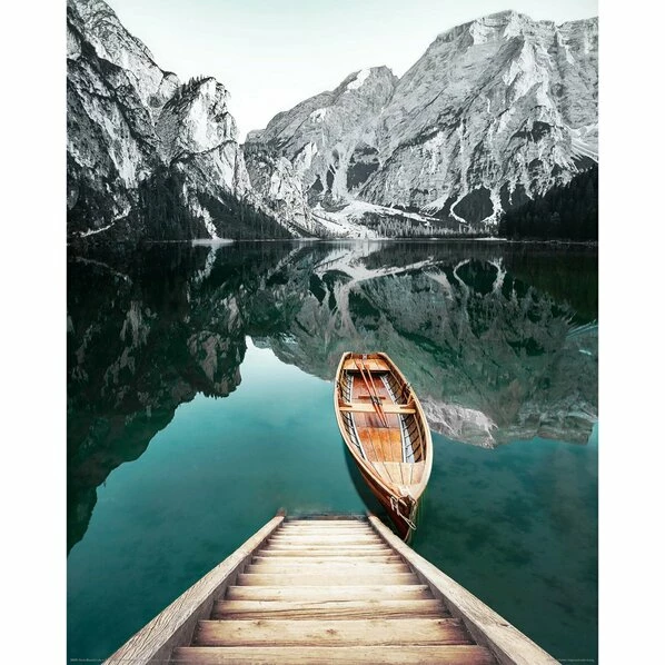 Deco Panel GLACIER MOUNTAIN LAKE - 40x50 Cm