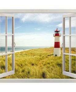 Deco Panel LEUCHTTURM FENSTER - 40x50 Cm