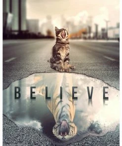 Deco Panel BELIEVE - 40x50 Cm