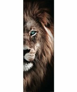 Deco Panel LÖWE HALBGESICHT - 30x90 Cm
