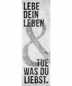 Deco Panel WAS DU LIEBST - 30x90 Cm