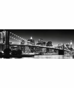 Deco Panel NEW YORK - BROOKLYN BRIDGE - 30x90cm