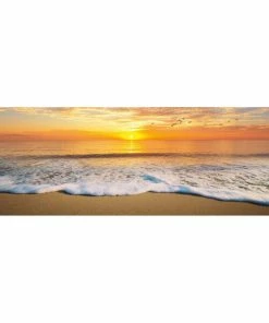 Deco Panel SONNENUNTERGANG WELLEN - 52x156 Cm
