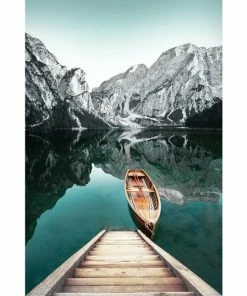 Deco Panel GLACIER MOUNTAIN LAKE - 60x90 Cm