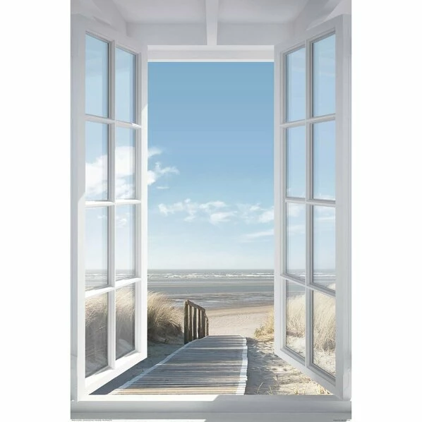 Deco Panel NORDSEE FENSTER - 60x90 Cm 1 Deco Panel NORDSEE FENSTER - 60x90 Cm