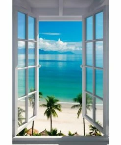 Deco Panel STRAND FENSTER - 60x90 Cm