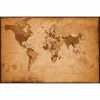 Deco Panel WELTKARTE ANTIK - 60x90 Cm
