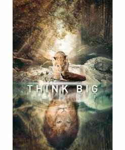 Deco Panel THINK BIG - 60x90 Cm