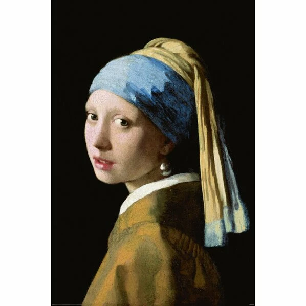 Deco Panel VERMEER DAS MÄDCHEN MIT DEM PERLENOHRRING - 60x90 Cm