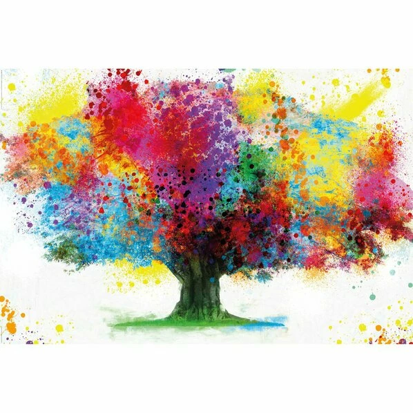 Deco Panel BUNTER BAUM - 60x90 Cm