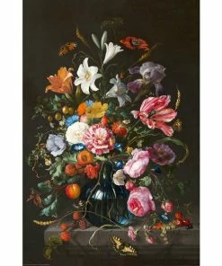 Deco Panel JAN DAVIDSZ DE HEEM STILLLEBEN BLUMEN - 60x90 Cm