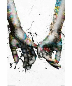 Deco Panel HÄNDE - 60x90 Cm