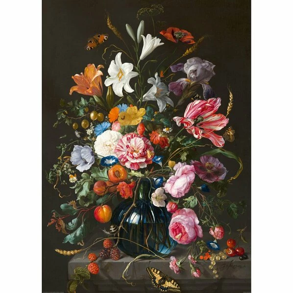 Deco Panel JAN DAVIDSZ DE HEEM - 100x140 Cm 1 Deco Panel JAN DAVIDSZ DE HEEM - 100x140 Cm
