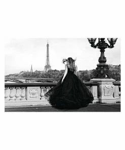 Gerahmtes Bild PARIS DRESS - 50x70 Cm