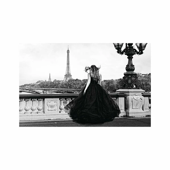 Gerahmtes Bild PARIS DRESS - 50x70 Cm
