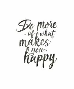 Gerahmtes Bild DO MORE - 20x30 Cm